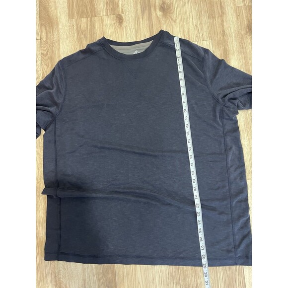 Croft & Barrow The Adventure Tee Men's Lg Blue Crew Neck Long Sleeve Shirt NWOT - Picture 6 of 6